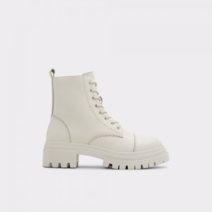 Aldo Bigmark Combat boots - Lug sole Savaş botları Kadın Beyaz | JEFQ40172