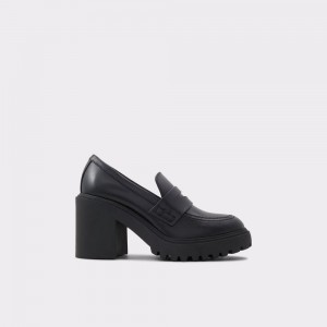 Aldo Bigstage Loafer - Lug sole Makosen Kadın Siyah | KBPU56984