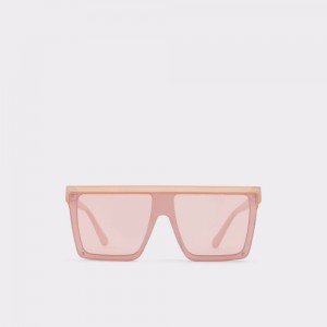 Aldo Brightside Shield sunglasses Güneş Gözlüğü Kadın Pembe Altın | ZOHX96041