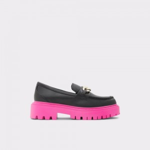 Aldo Brixton Oxford shoe - Lug sole Makosen Kadın Siyah | PHDM75824