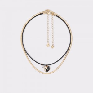 Aldo Elbaedar Necklace Kolye Kadın Siyah Altın | YQBK38971