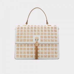 Aldo Grandsnake Top handle bag Clutch Kadın Beyaz | AGMX65819