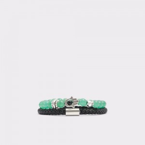 Aldo Kirami Bracelet Takı Erkek Siyah Gümüş | WLDX60325