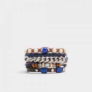 Aldo Maenflex Bracelet Takı Erkek Beyaz Lacivert | UNAT76213