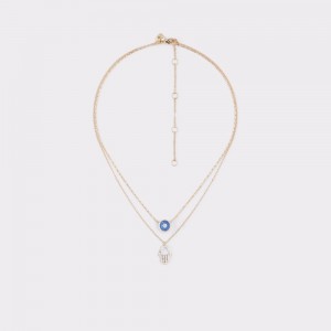 Aldo Qerarith Necklace Kolye Kadın Koyu Mavi | FJIS23750