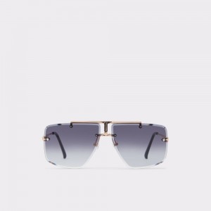 Aldo Silikatu Sunglasses Güneş Gözlüğü Erkek Siyah Altın | GYTP65890